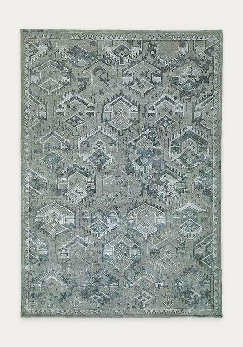 100% Wool Handmade Grey Rug | Carpet For Living Room