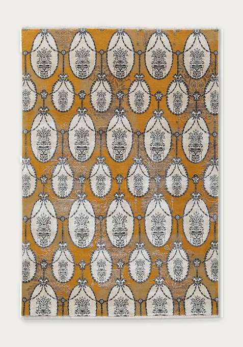 100% Wool Handmade Gold Rug | Carpet For Living Room