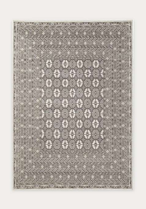 100% Wool Handmade Grey Rug | Carpet For Living Room