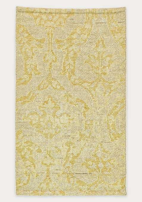 100% Wool Handmade Gold Rug | Carpet For Living Room