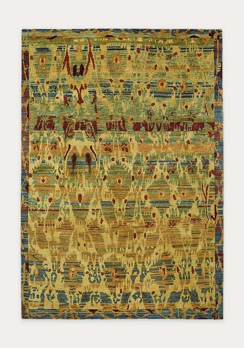 100% Wool Handmade Gold Rug | Carpet For Living Room