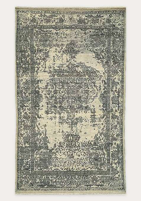 100% Wool Handmade Grey Rug | Carpet For Living Room