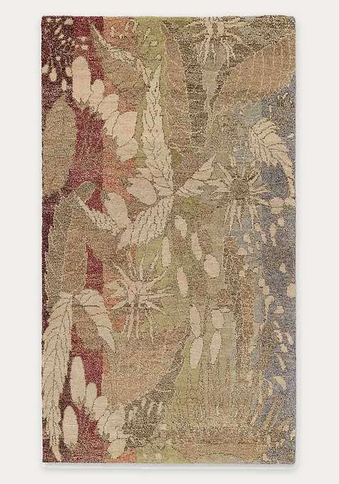 100% Wool Handmade Multi Rug | Floral Carpet For Living Room