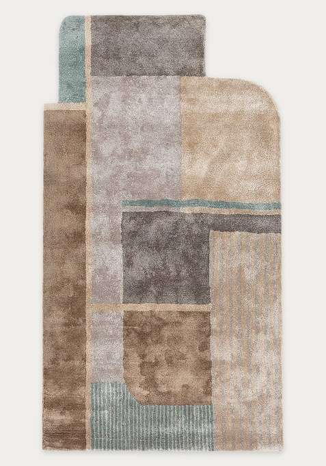Viscose Handmade Multi Rug | Carpet For Living Room