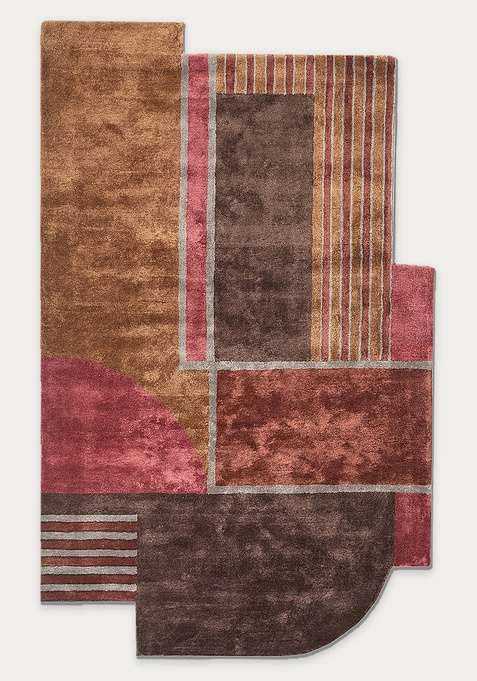 Viscose Handmade Multi Rug | Carpet For Living Room