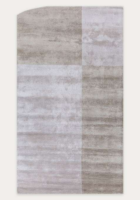Viscose Handmade Silver Rug | Carpet For Living Room