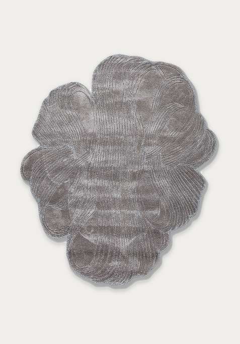 Viscose Handmade Grey Rug | Carpet For Living Room