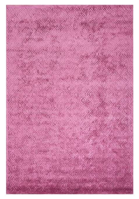 Viscose Handmade Pink Rug | Carpet For Living Room