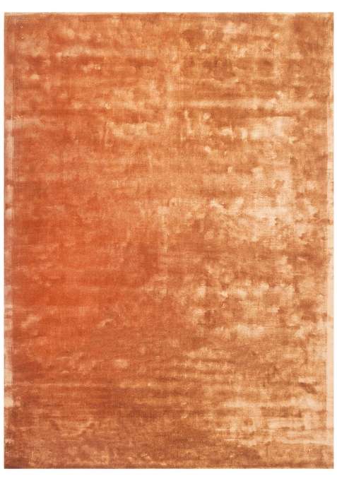 Viscose Handmade Orange Rug | Carpet For Living Room
