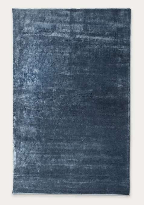 Viscose Handmade Blue Rug | Carpet For Living Room
