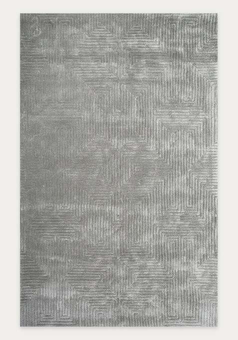 Viscose Handmade Grey Rug | Carpet For Living Room