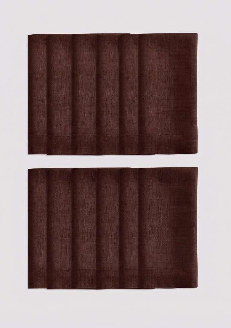 Coffee European Linen Napkin - Indya