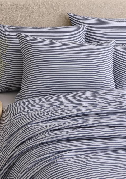 Black And White Organic Cotton Stripes Sham Sets