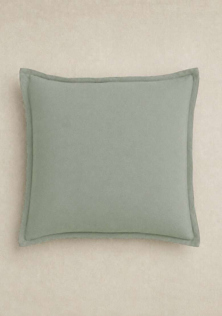 Olive European Linen Euro Sham - Indya