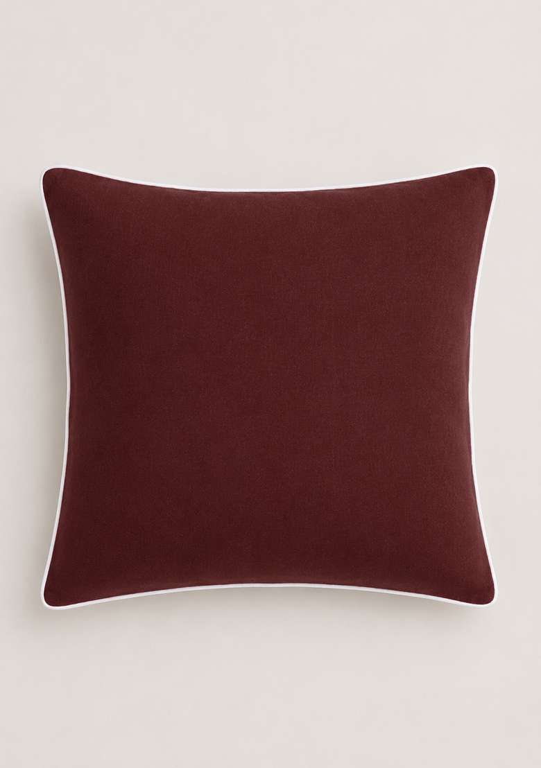 Berry European Linen Piped Euro Sham - Indya