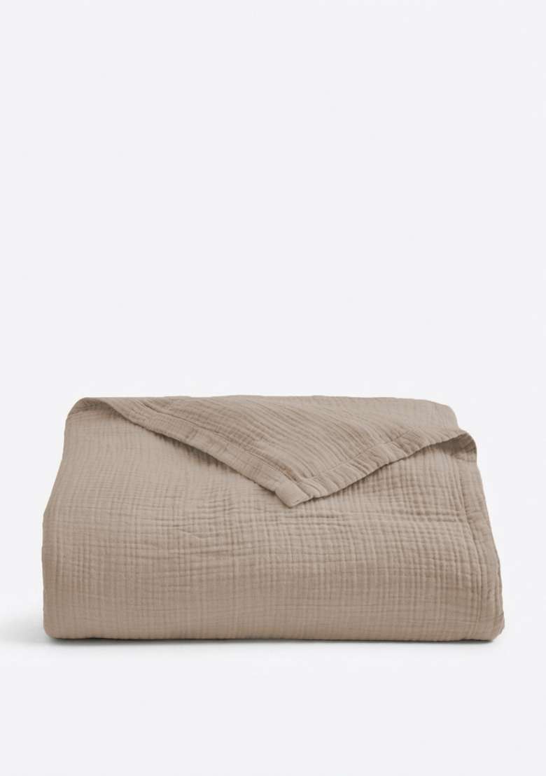 Dune Organic Cotton Gauze Blanket - Indya
