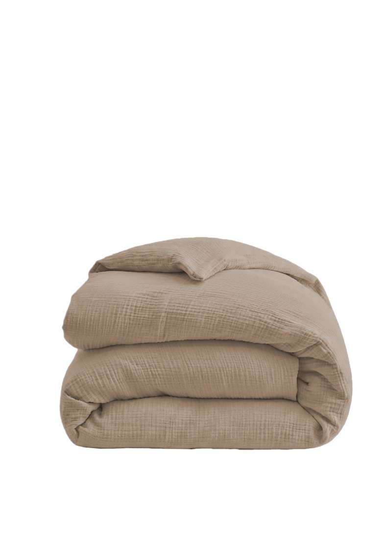 Dune Organic Cotton Gauze Duvet Cover - Indya