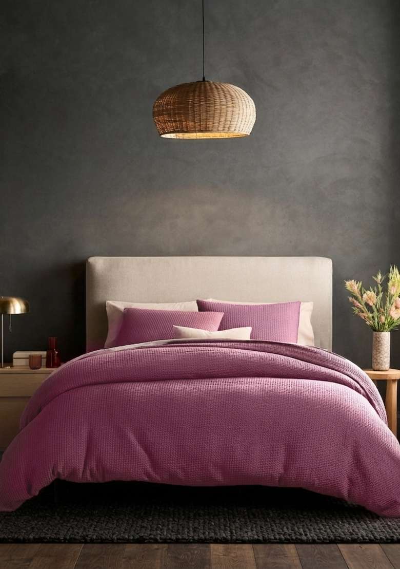 Plum Organic Luxe Honeycomb Duvet Cover Set - Indya