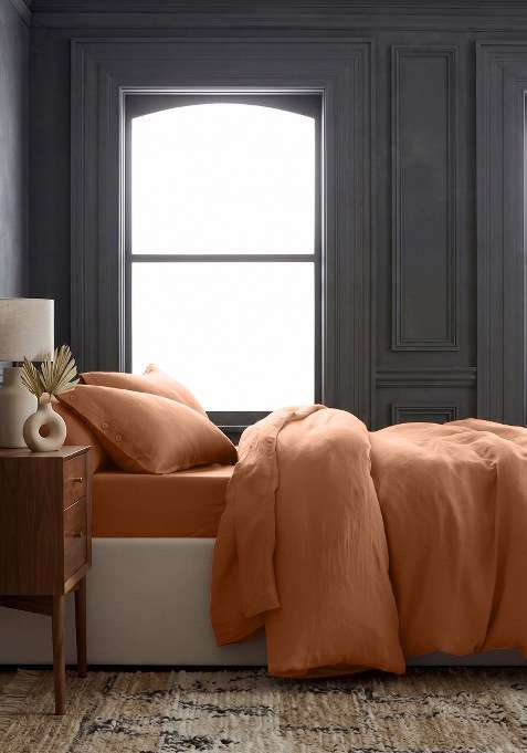 Bricks European Linen Duvet Cover
