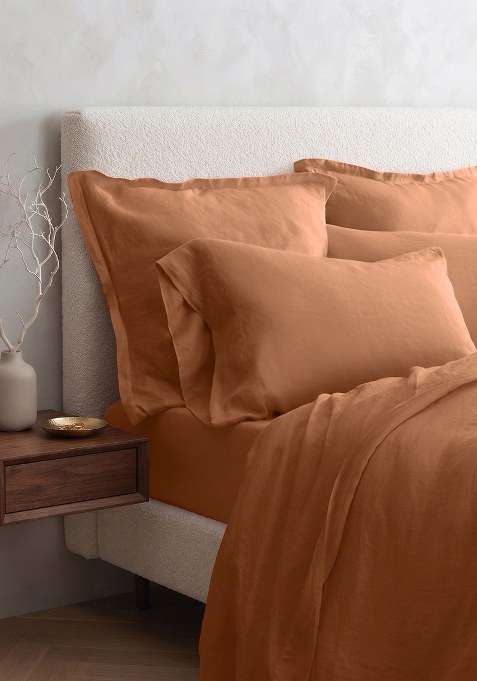 Bricks European Linen Euro Sham