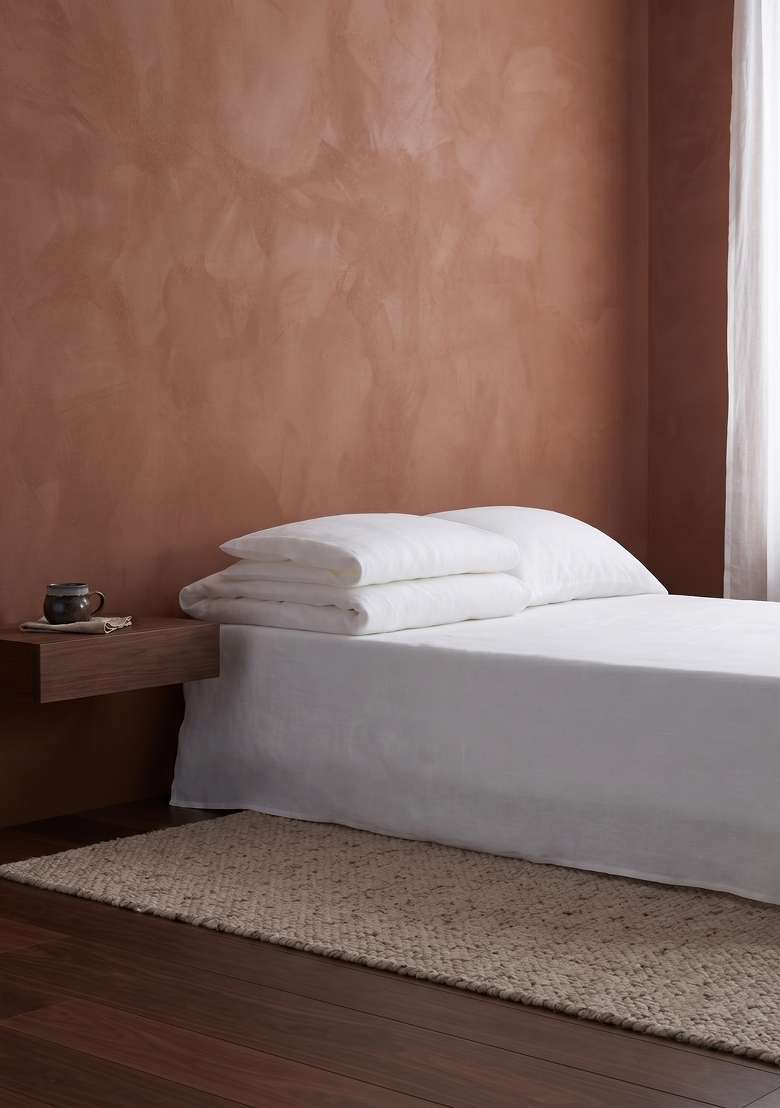 White European Linen Fitted Sheet Set - Indya