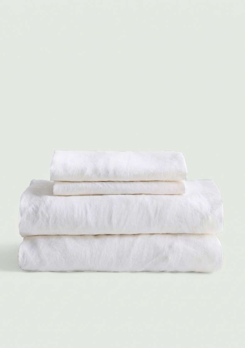 White European Linen Sheet Set - Indya