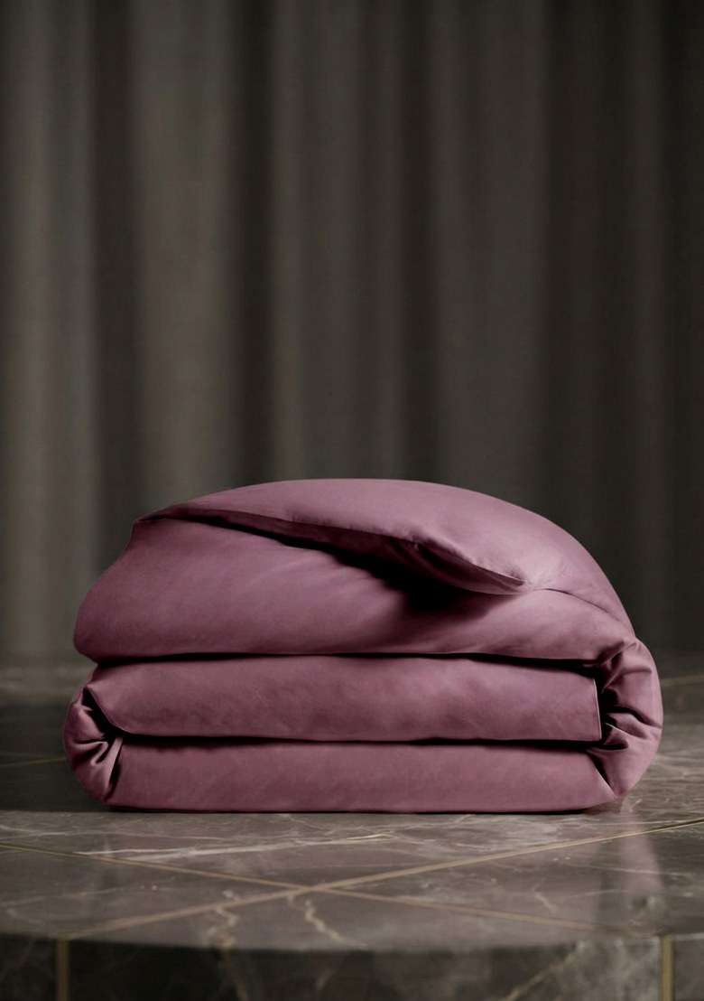 Plum Organic Crisp Percale Duvet Cover - Indya
