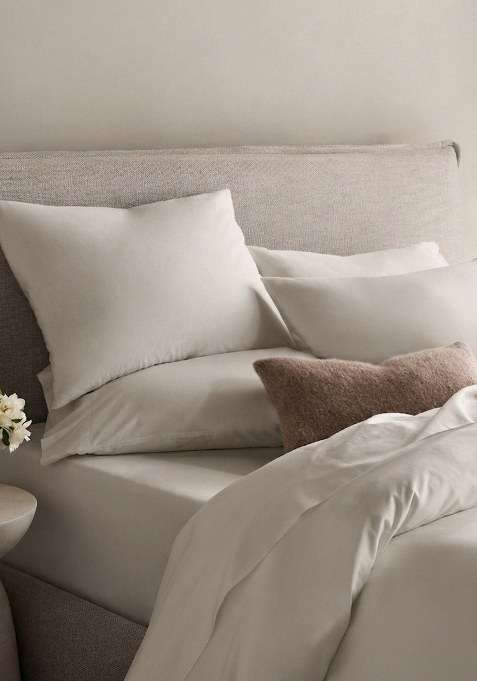 Desert Organic Crisp Percale Sham Set