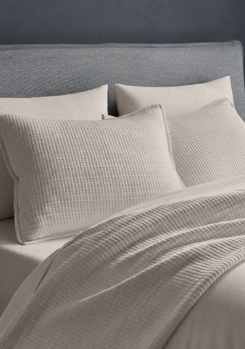 Desert Organic Ribbed Cotton Shams