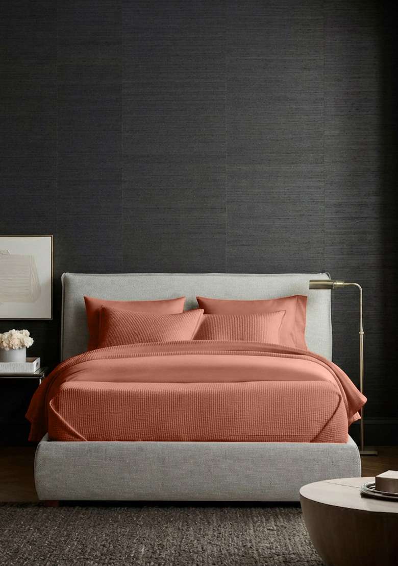 Sedona Organic Ribbed Cotton Coverlet Set - Indya