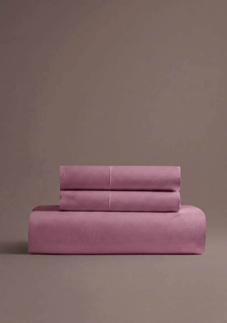 Plum Organic Crisp Percale Fitted Sheet Set - Indya