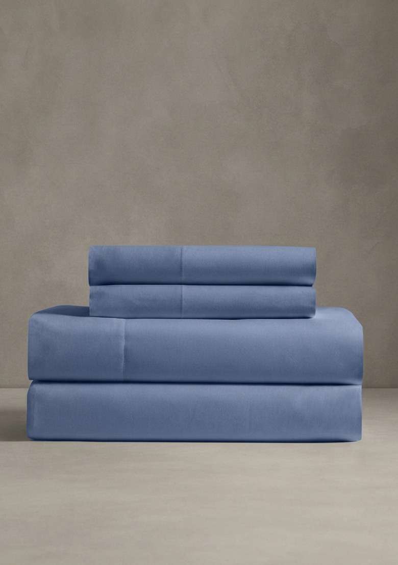 Mineral Organic Crisp Percale Sheet Set - Indya
