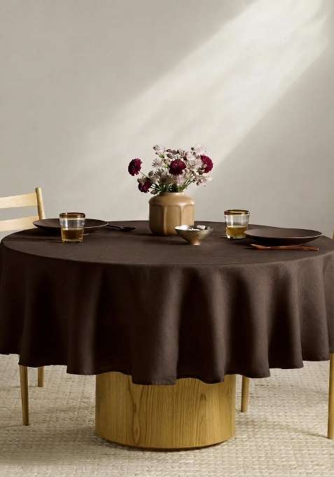 Coffee European Linen table cover