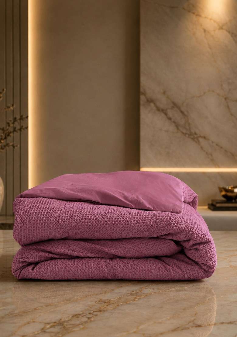Plum Organic Luxe Honeycomb Duvet Cover - Indya