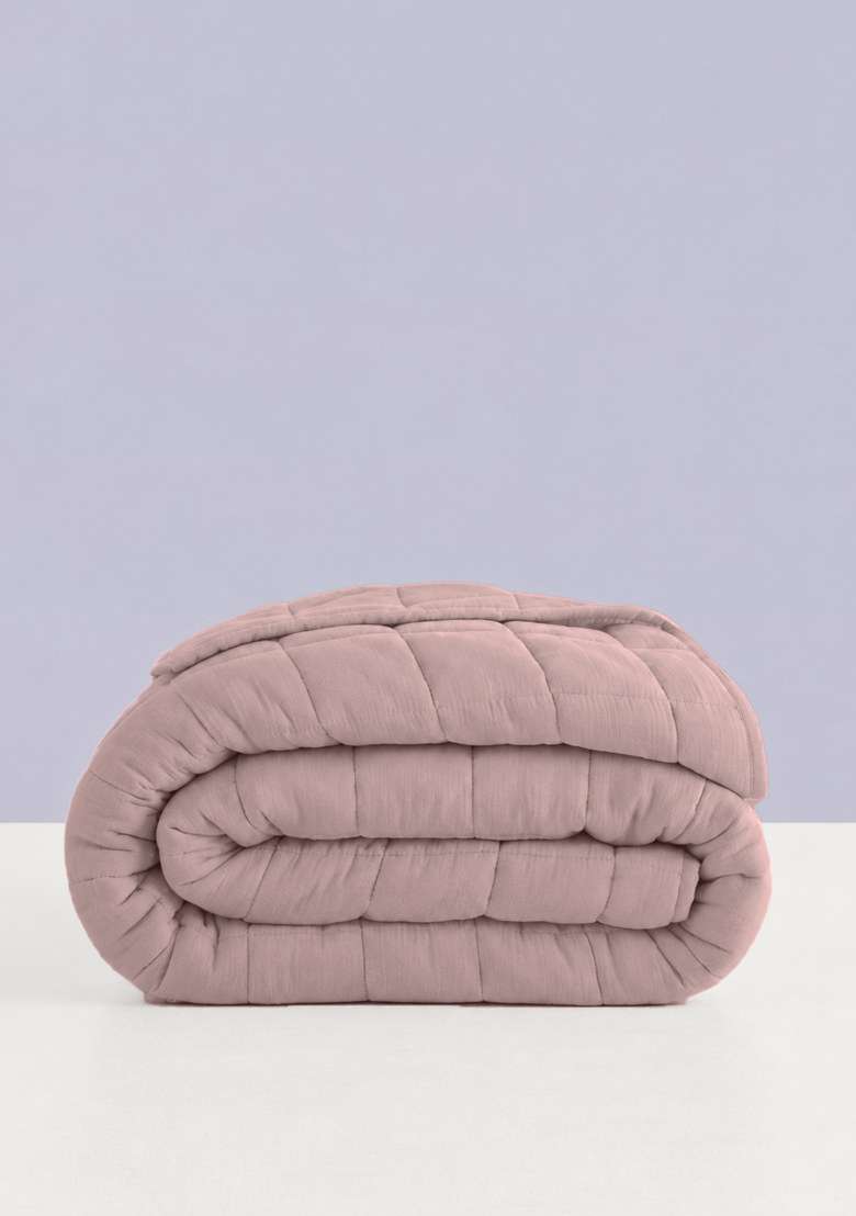 Fig Organic Cotton Gauze Box Quilt - Indya