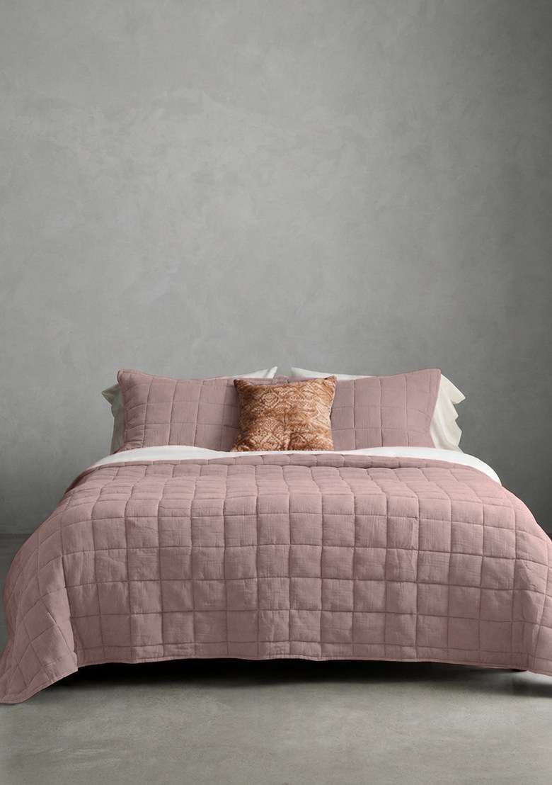Fig Organic Cotton Gauze Box Quilt - Indya