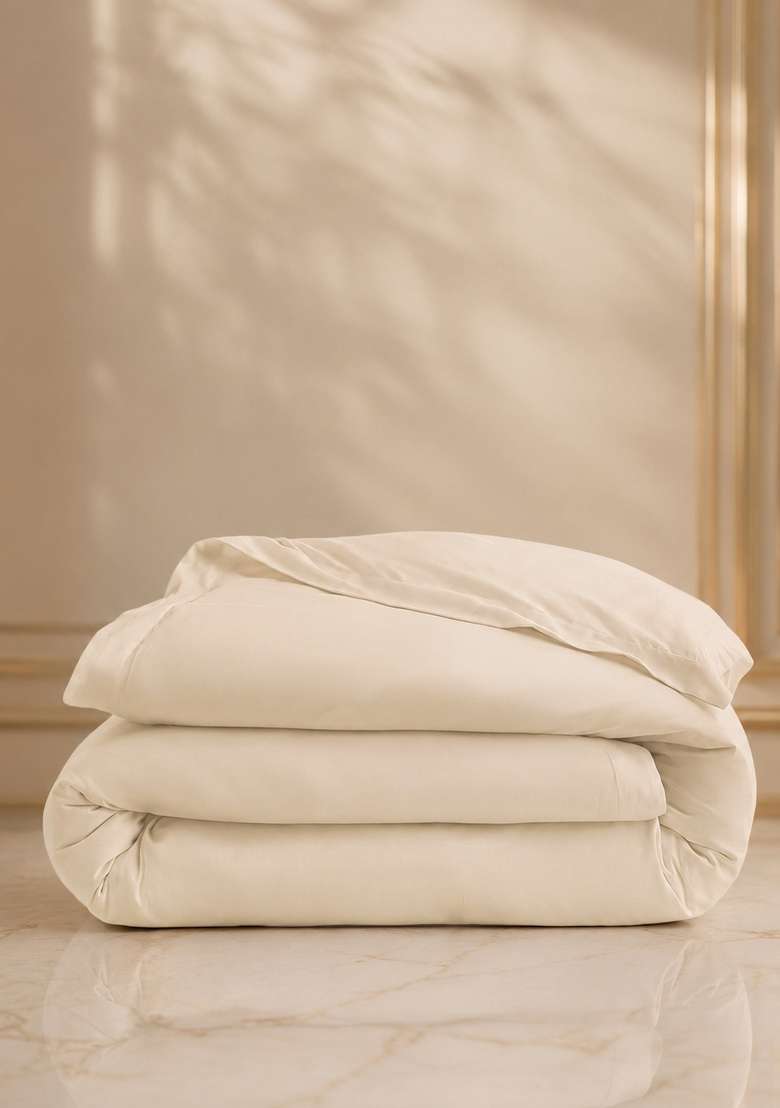 Linen Signature Giza Cotton Sateen Duvet Cover - Indya