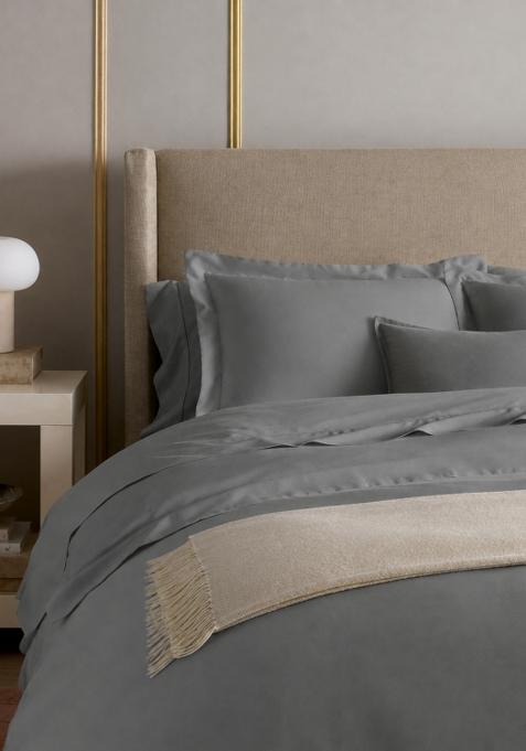 Silver Signature Giza Cotton Sateen Duvet Cover