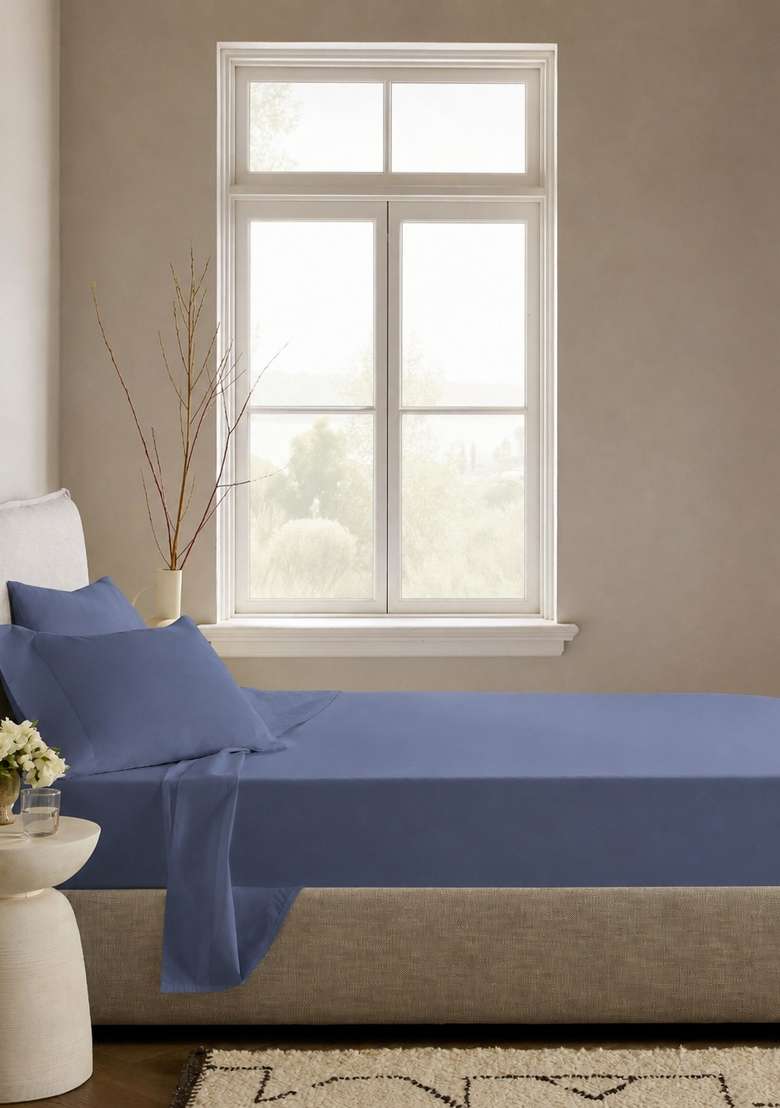 Mineral Organic Crisp Percale Pillowcase Set - Indya