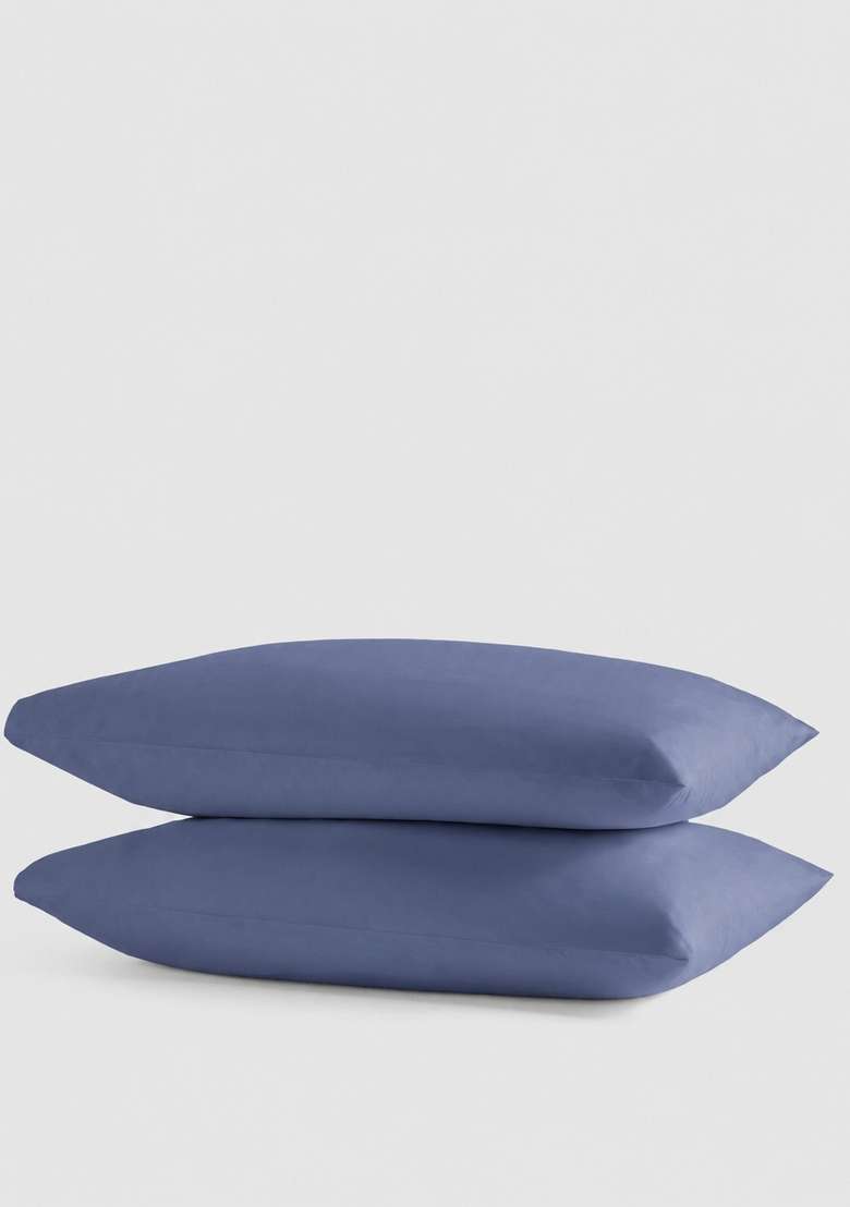 Mineral Organic Crisp Percale Pillowcase Set - Indya
