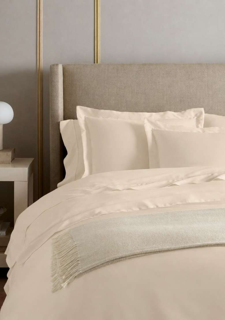 Linen Signature Giza Cotton Sateen Euro Sham - Indya
