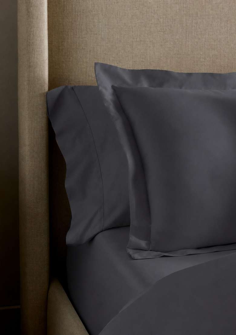 Midnight Signature Giza Cotton Sateen Euro Sham - Indya