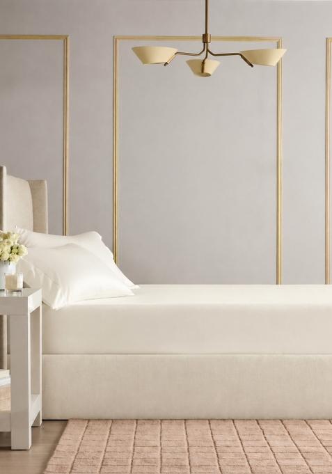 Ivory Signature Giza Cotton Sateen Fitted Sheet Set