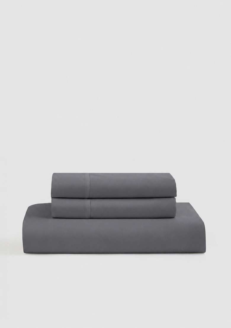 Midnight Signature Giza Cotton Sateen Fitted Sheet Set - Indya