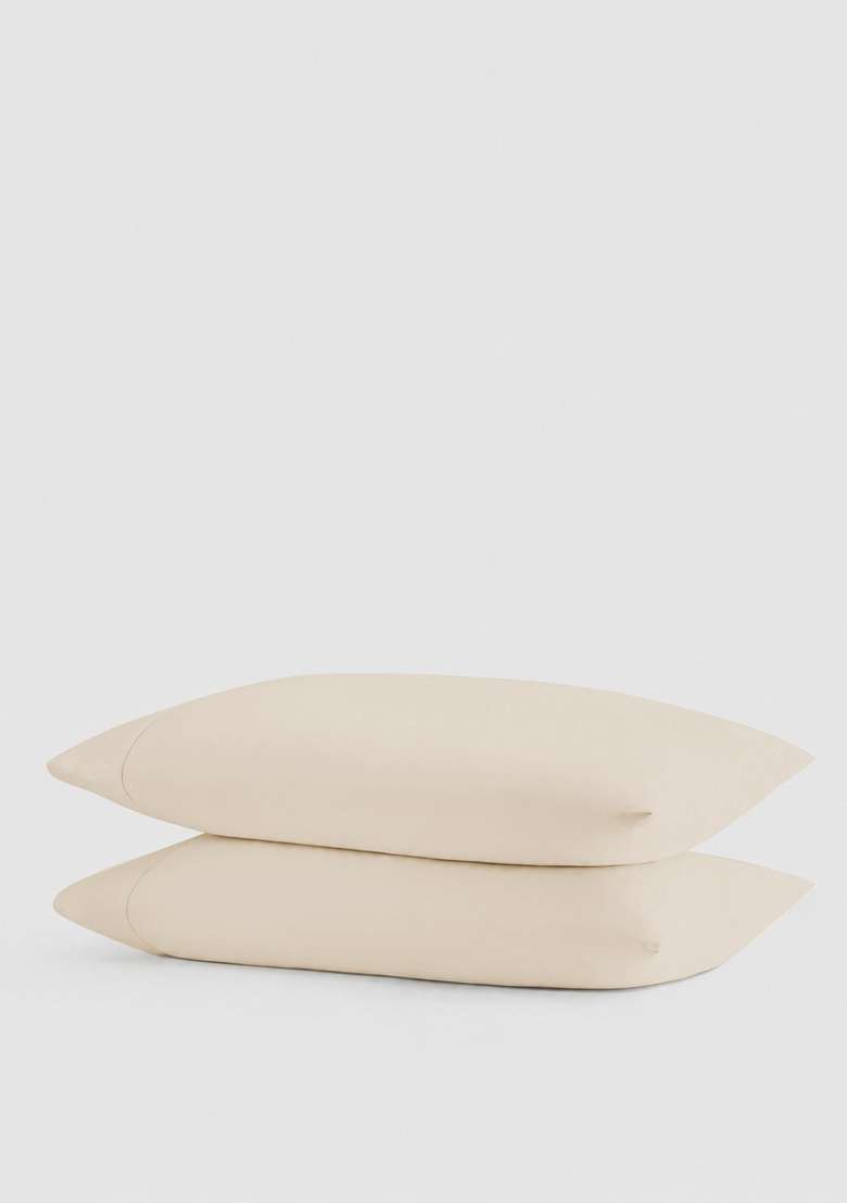 Ivory Signature Giza Cotton Sateen Pillowcase Set - Indya