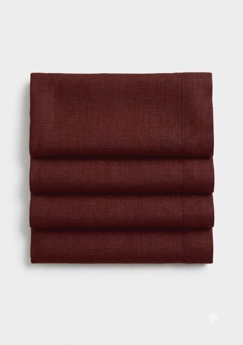 Berry European Linen Napkin - Indya