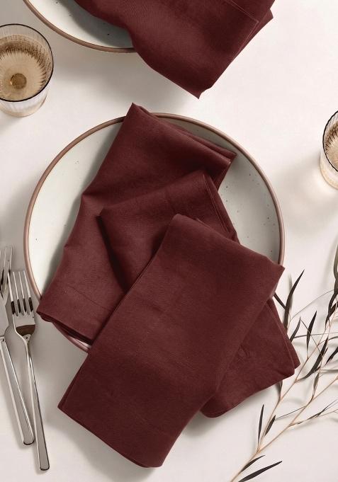 Berry European Linen Napkin