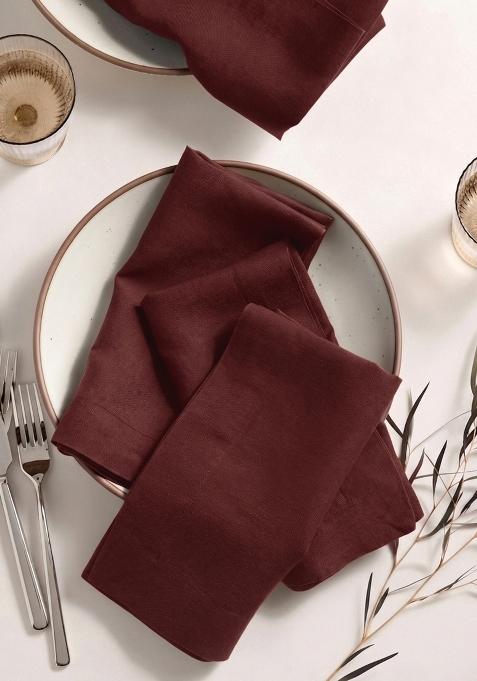 Berry European Linen Napkin
