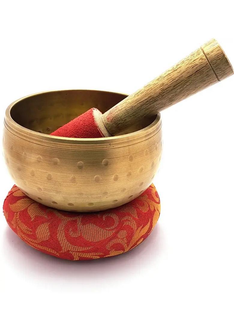 Tibetan Singing Bowl Set 3.5 Inch Antique Hammered Meditation Bowl - Indya
