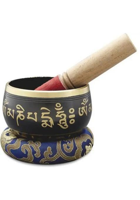 Tibetan Antique Mantra Meditation Singing Bowl With Wooden Stick